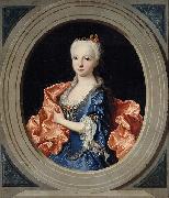 Jean-Franc Millet Retrato de la infanta Maria Teresa oil